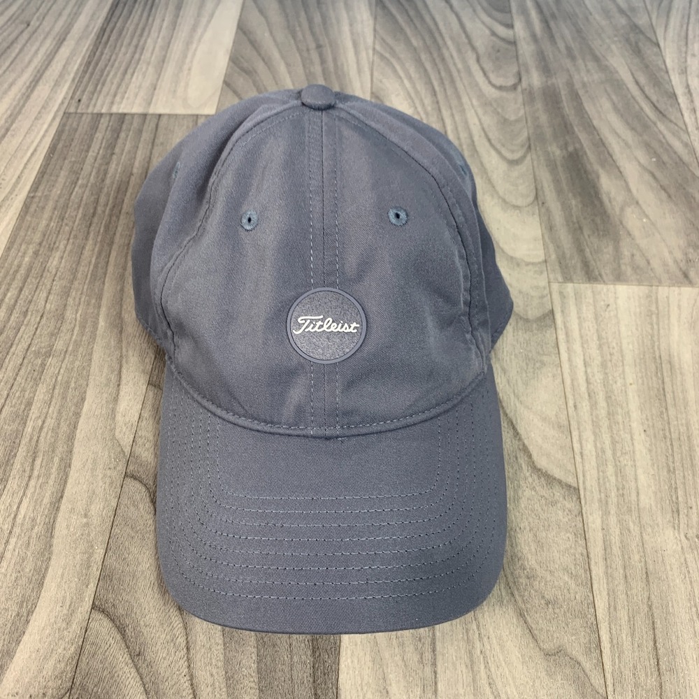 Titleist Montauk Lightweight Strap Back Adjustable Golf Hat Cap One Size Gray